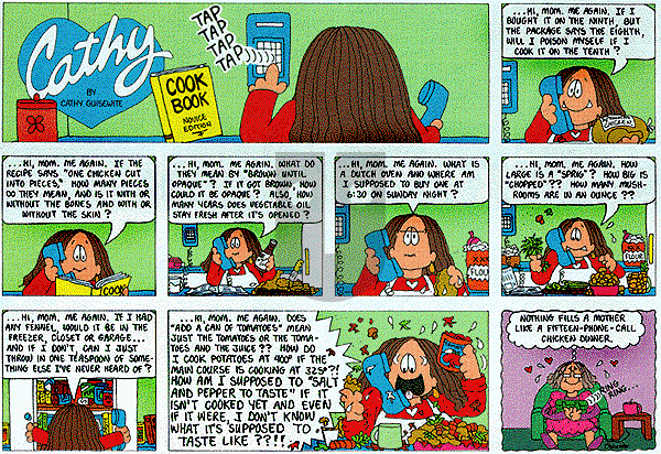Cathy Classics on Sunday August 11, 1996 Comic Strip