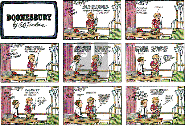 Doonesbury on Sunday December 30, 1979 Comic Strip