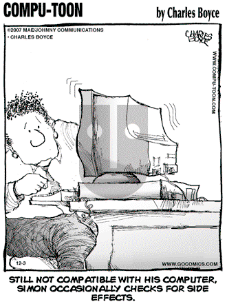 Compu-toon on Wednesday December 12, 2007 Comic Strip