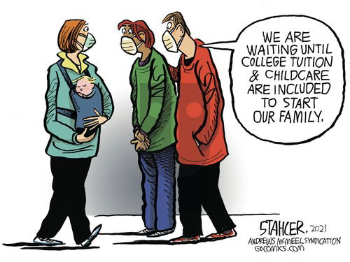 Jeff Stahler on Sunday February 28, 2021 Comic Strip