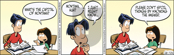 Baldo - Tuesday November 12, 2019 Comic Strip