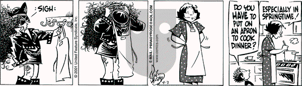 Rose is Rose on Tuesday April 3, 2001 Comic Strip