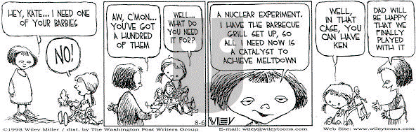 Non Sequitur on Sunday August 22, 1999 Comic Strip