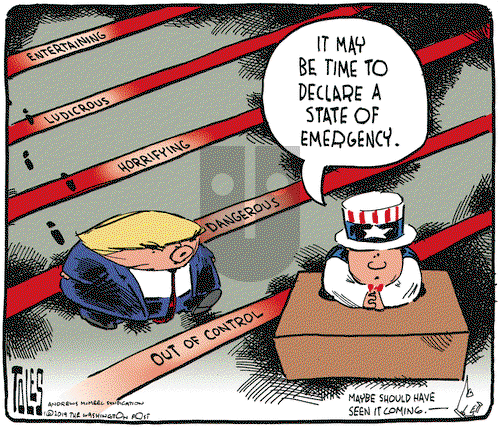 Tom Toles on Wednesday January 9, 2019 Comic Strip