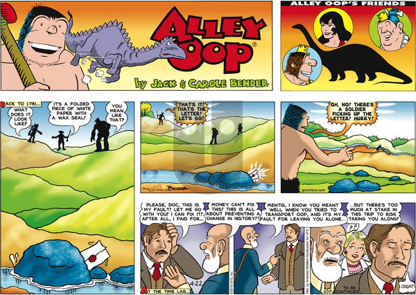 Alley Oop on Sunday April 22, 2018 Comic Strip