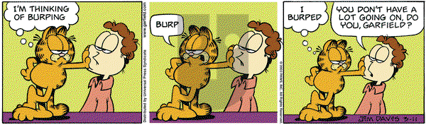 Garfield on Tuesday March 11, 2003 Comic Strip