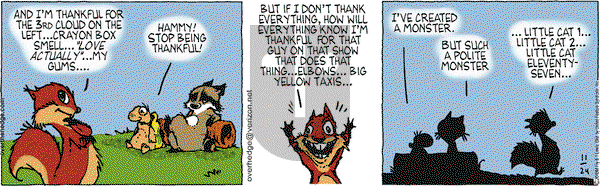 Over the Hedge on Wednesday November 24, 2010 Comic Strip