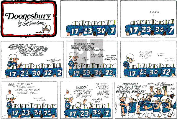 Doonesbury on Sunday October 24, 1971 Comic Strip