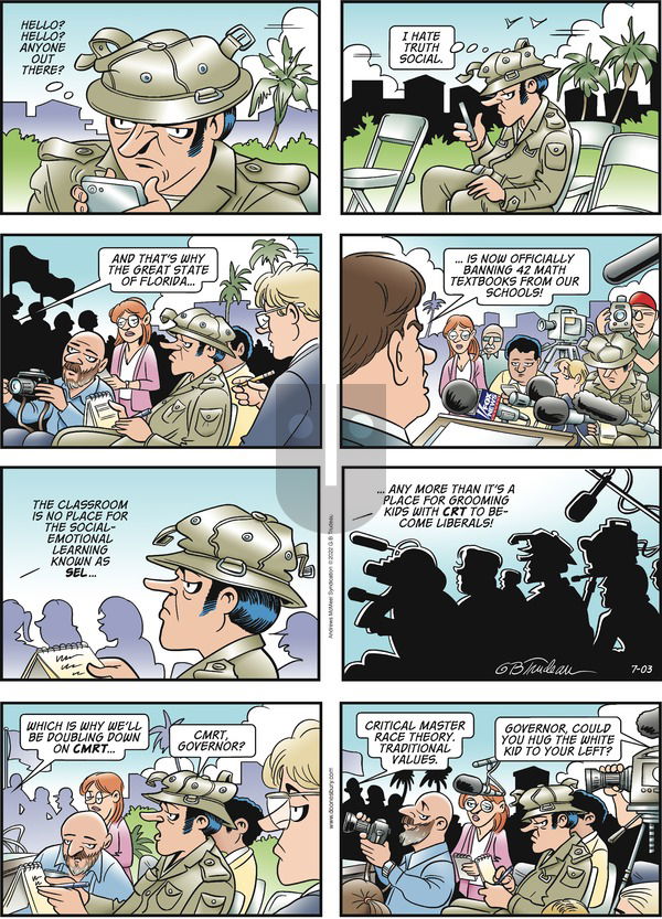 Doonesbury - Sunday July 3, 2022 Comic Strip