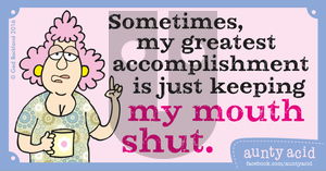 Aunty Acid on Tuesday March 15, 2016 Comic Strip