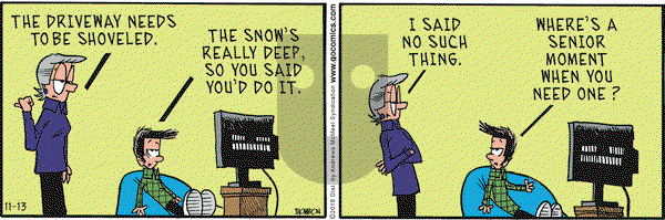 Grand Avenue on Tuesday November 13, 2018 Comic Strip