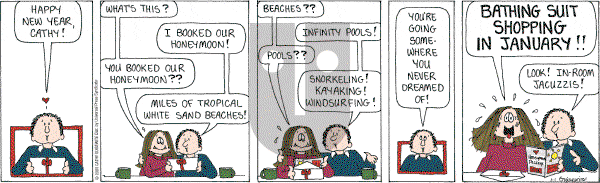 Cathy Classics - Saturday January 1, 2005 Comic Strip