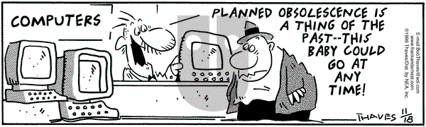 Frank and Ernest on Thursday November 18, 1999 Comic Strip