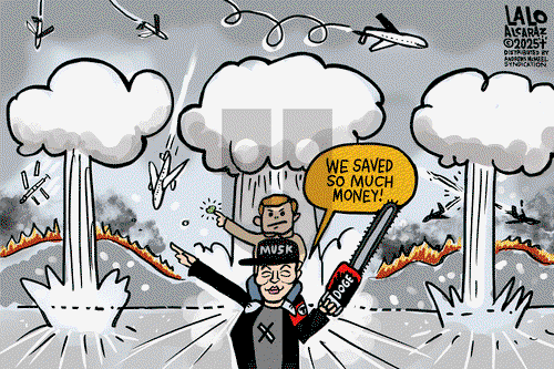 Lalo Alcaraz on Tuesday March 4, 2025 Comic Strip