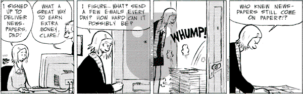 Lucky Cow on Thursday January 17, 2008 Comic Strip