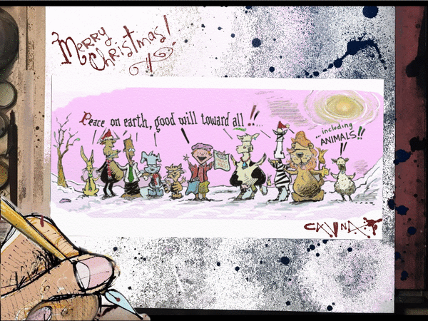 Warped on Monday December 25, 2023 Comic Strip
