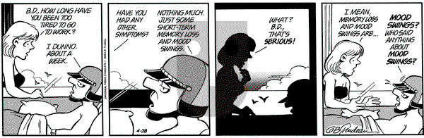 Doonesbury on Friday April 28, 1995 Comic Strip