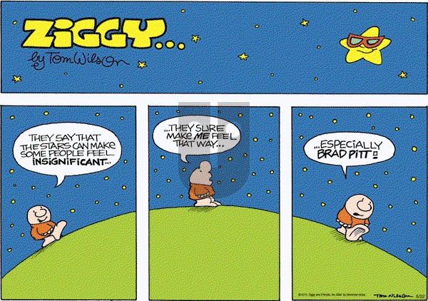 Ziggy - Sunday August 22, 2010 Comic Strip