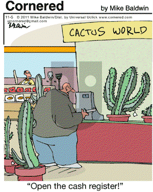 Cornered - Saturday November 5, 2011 Comic Strip