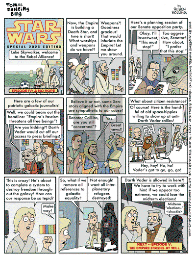 Tom the Dancing Bug on Monday February 17, 2025 Comic Strip