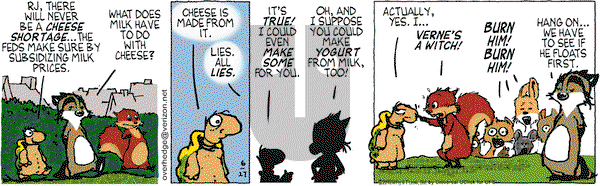 Over the Hedge on Wednesday June 27, 2012 Comic Strip