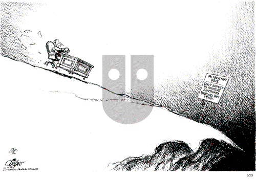 Pat Oliphant on Tuesday May 24, 2005 Comic Strip