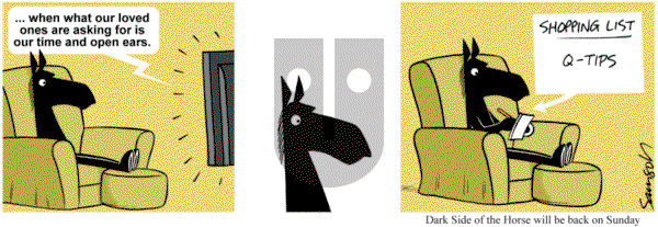 Dark Side of the Horse on Friday September 26, 2014 Comic Strip