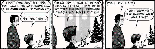 The Boondocks - Saturday January 27, 2001 Comic Strip