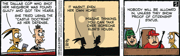 La Cucaracha on Friday October 18, 2019 Comic Strip