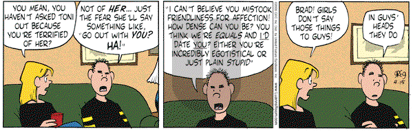 Luann on Friday April 15, 2005 Comic Strip