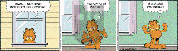 Garfield on Thursday November 14, 2019 Comic Strip