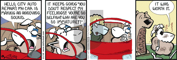 DeFlocked on Friday November 10, 2017 Comic Strip