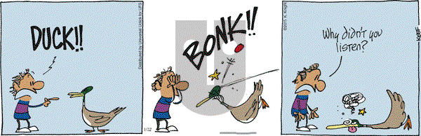 The Knight Life on Thursday January 22, 2015 Comic Strip