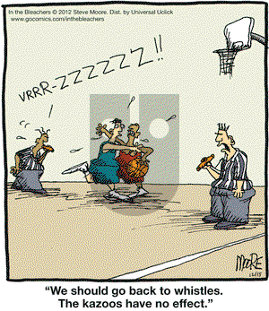 In the Bleachers on Saturday December 15, 2012 Comic Strip
