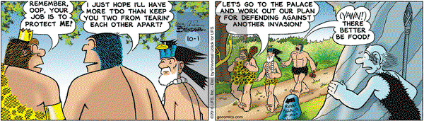 Alley Oop on Saturday October 1, 2016 Comic Strip