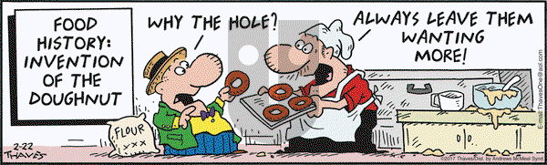 Frank and Ernest on Wednesday February 22, 2017 Comic Strip