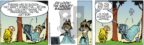 Over the Hedge on Friday December 18, 2009 Comic Strip