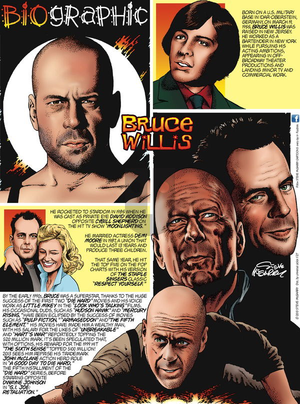 Biographic on Sunday January 27, 2013 Comic Strip