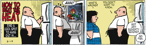 Over the Hedge on Monday August 10, 2015 Comic Strip