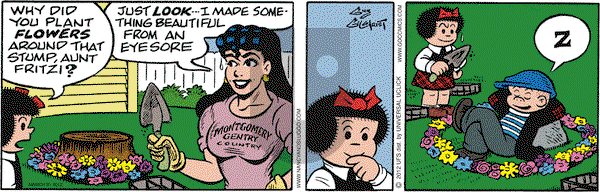 Nancy on Saturday March 31, 2012 Comic Strip