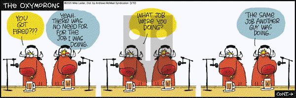 Mike du Jour on Monday March 10, 2025 Comic Strip