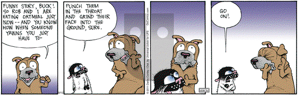 Get Fuzzy on Monday September 12, 2011 Comic Strip