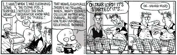 Monty on Monday April 14, 2003 Comic Strip