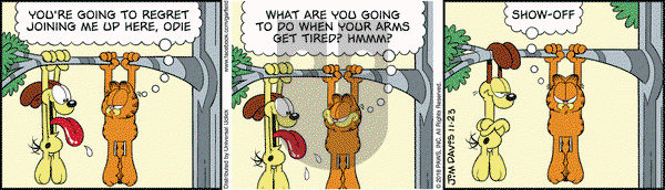 Garfield on Wednesday November 23, 2016 Comic Strip