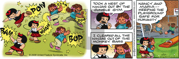 Nancy on Thursday May 29, 2008 Comic Strip