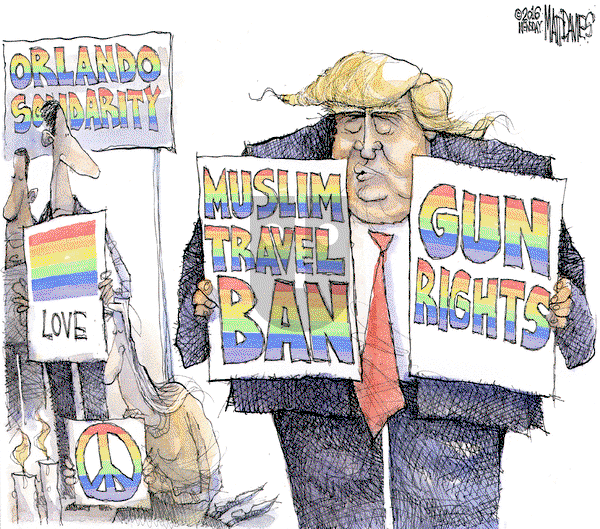 Matt Davies on Tuesday June 14, 2016 Comic Strip