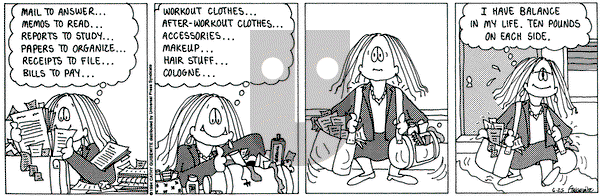 Cathy Classics on Saturday June 25, 1994 Comic Strip