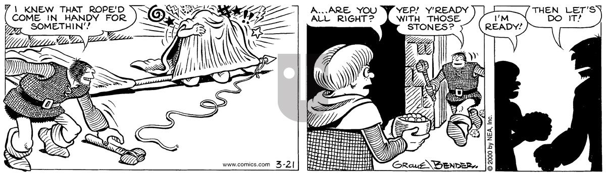 Alley Oop - Tuesday March 21, 2000 Comic Strip