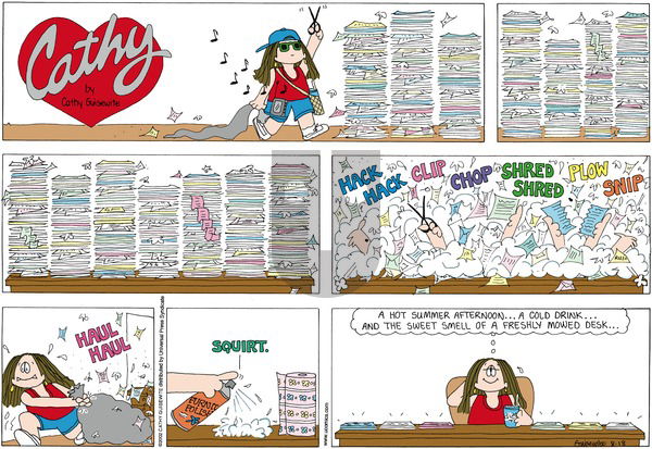 Cathy Classics on Sunday August 18, 2013 Comic Strip