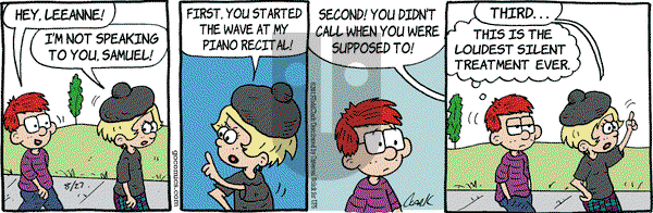 Lola on Thursday August 27, 2015 Comic Strip